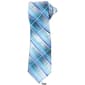 Mens Architect® Extra Large Glacier Plaid Tie - image 2