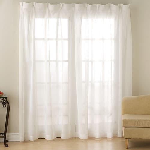 Monte Carlo Pinch Pleated Voile Drape Collection