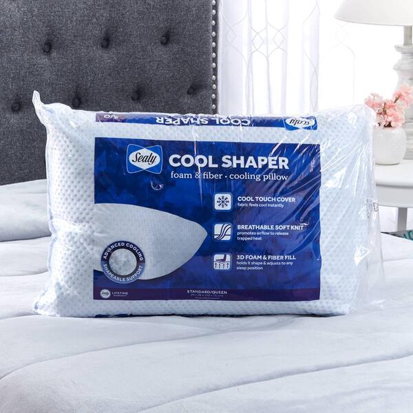 Sealy Cool Shaper Foam & Fiber Bed Pillow - image 
