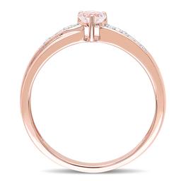 Gemstone Classics™ Silver 1/4ctw. Morganite Ring