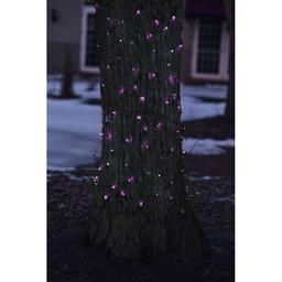 Northlight Seasonal Purple Tree Trunk Wrap Net Lights