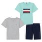 Baby Boy &#40;12-24M&#41; Tommy Hilfiger 3pc. Solid Tees & Shorts Set - image 1