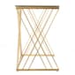 Southern Enterprises Dezby Modern Glass-Top Desk - image 4