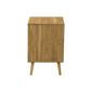 Monarch Specialties Light Walnut Seagrass-Look Accent Table - image 4