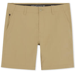 Young Mens Company 81&#40;R&#41; Solid 8in. Flat Front Shorts