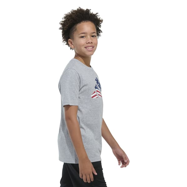 Boys (8-20) adidas® Short Sleeve USA Flag Logo Tee