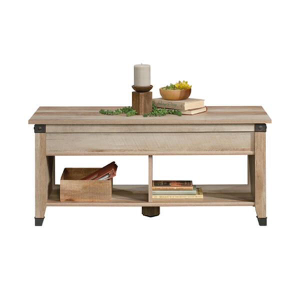 Sauder Carson Forge Lift Top Coffee Table - Lintel Oak - image 