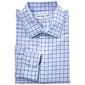 Mens Christian Aujard Slim Fit Stretch Dress Shirt - Blue/Grey - image 1