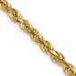 Unisex Gold Classics™ 2.75mm. 14k Diamond Cut Light Rope Necklace - image 2