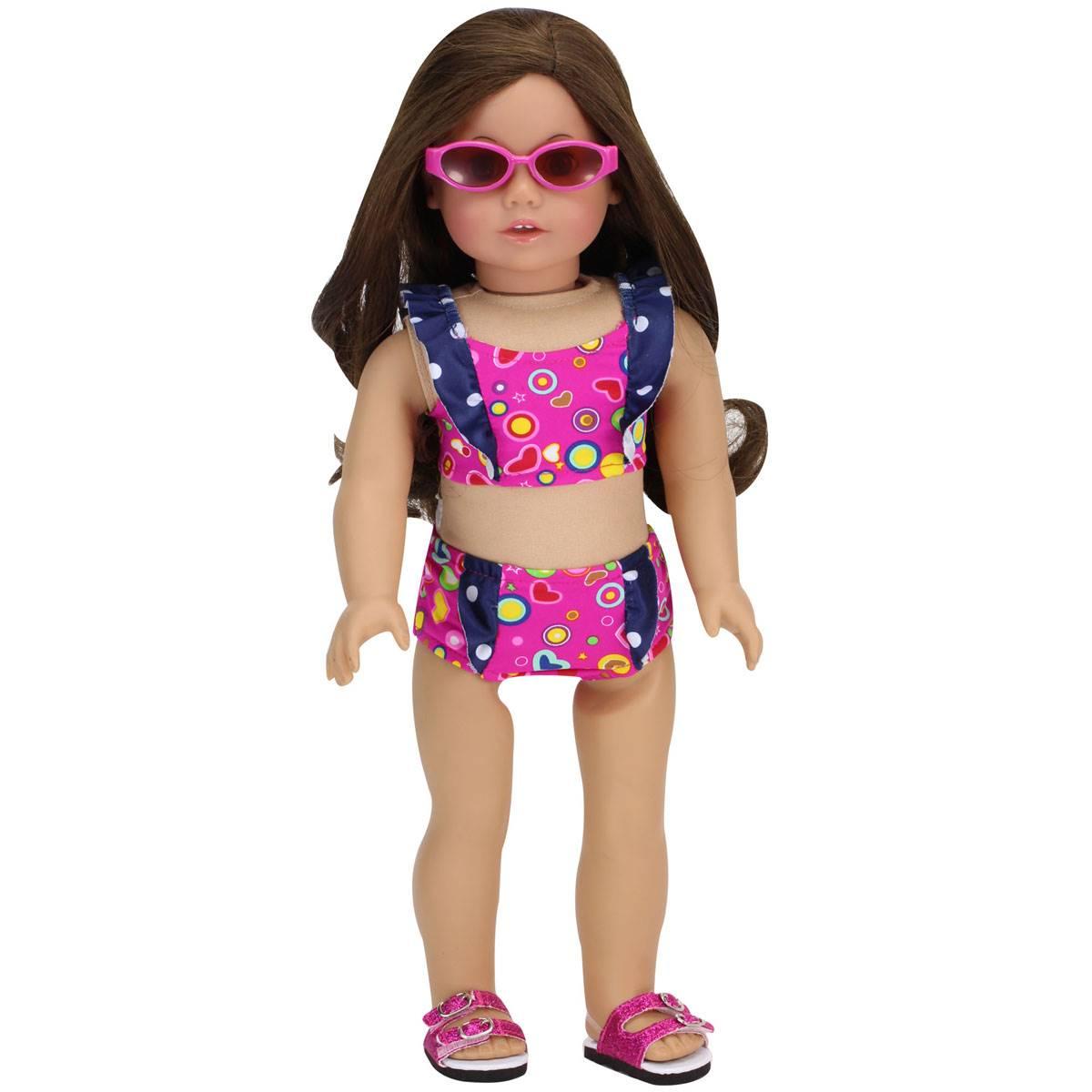 Sophia's® Swimsuit and Sunglasses Set
