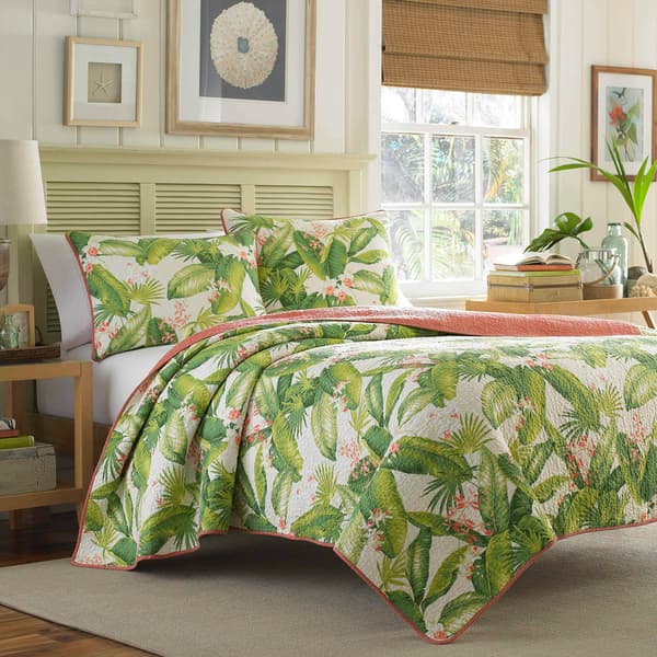 Tommy Bahama Aregada Dock 136TC Quilt Set - image 