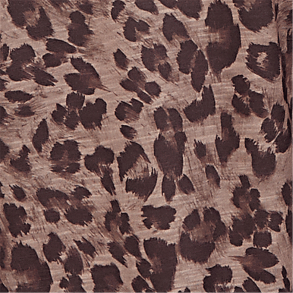 Womens Ruby Rd. Game of Luxe 3/4 Sleeve Cheetah Tee