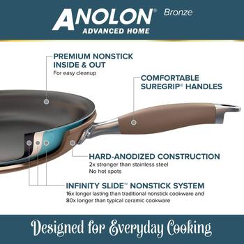 Anolon Bronze Advanced Home Nonstick Skillet