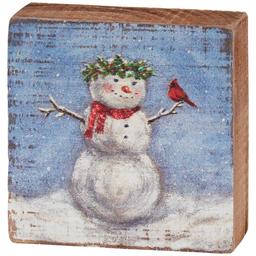 Primitives By Kathy Snow Woman Block Sign