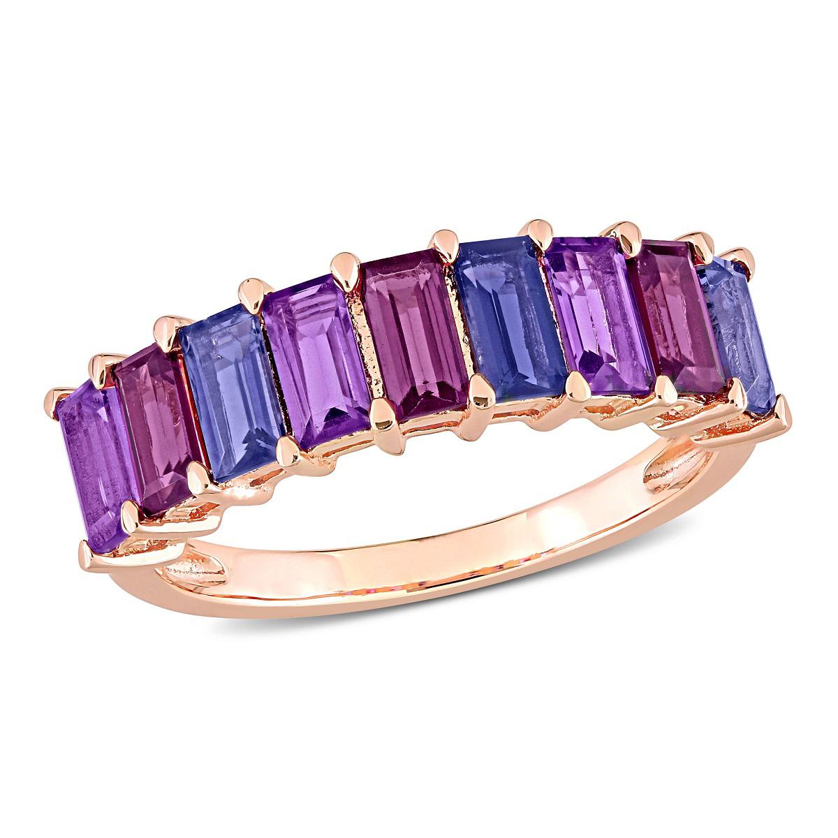 Gemstone Classics™ 2 1/6ctw. Amethyst Brazil Eternity Ring
