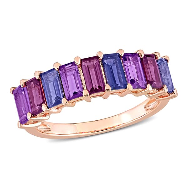 Gemstone Classics&#40;tm&#41; 2 1/6ctw. Amethyst Brazil Eternity Ring - image 