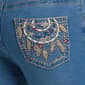 Juniors Gogo Jeans Mid Rise Bootcut Rhinestone Pocket Jeans - image 3