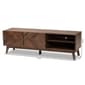 Baxton Studio Hartman Mid-Century Walnut Brown Wood TV Stand - image 10