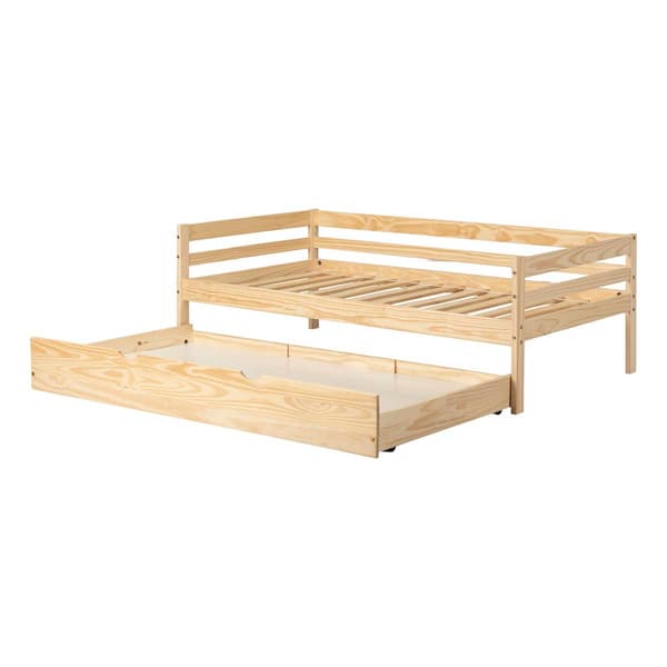 South Shore Sweedi Twin Solid Wood Daybed w/Trundle Bed