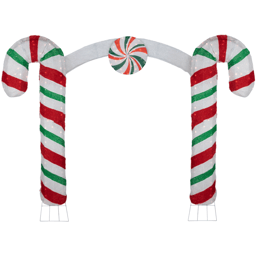 Northlight Lighted Candy Cane Archway Outdoor Christmas Decor