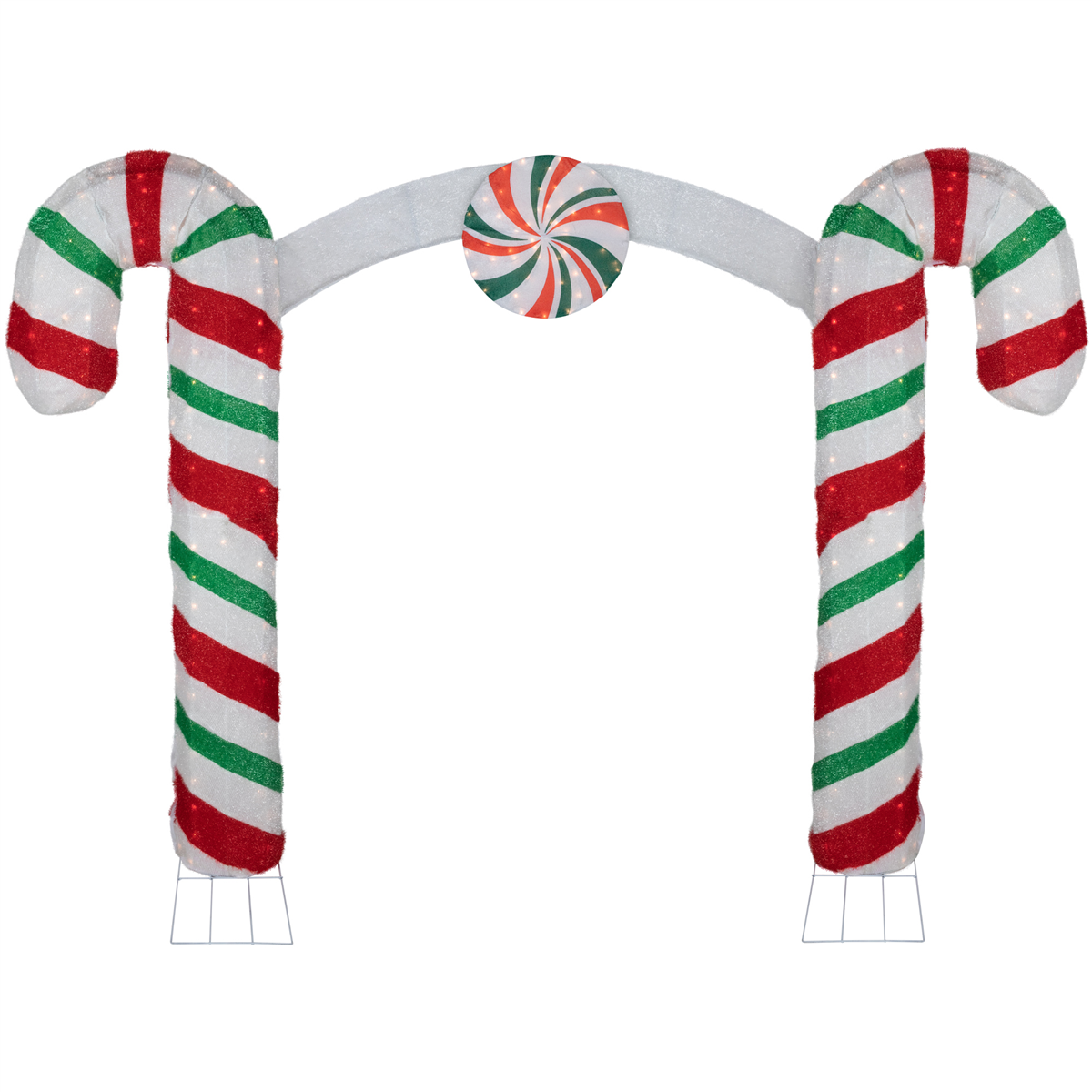 Northlight Lighted Candy Cane Archway Outdoor Christmas Decor
