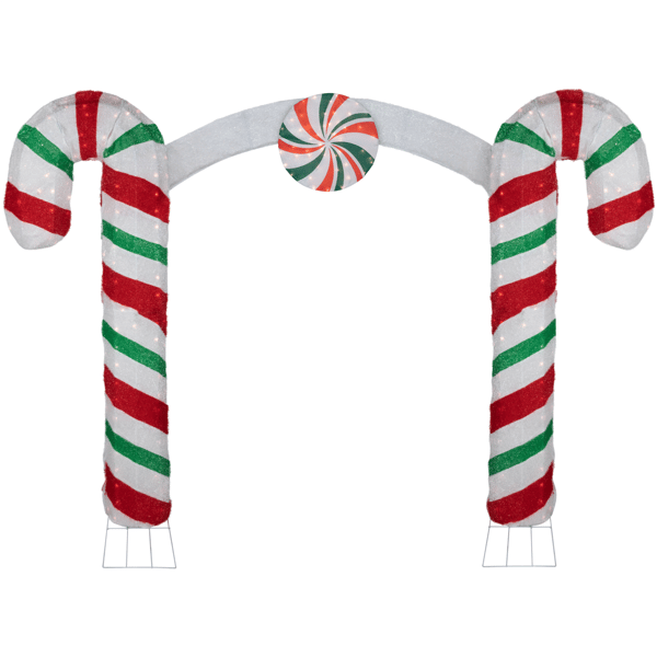 Northlight Lighted Candy Cane Archway Outdoor Christmas Décor