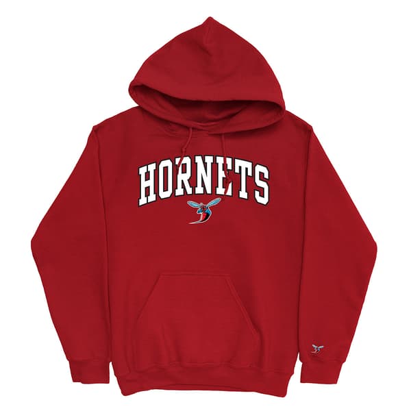 Mens Tsi Delaware State Mascot One Cuff Hoodie Red Boscov's