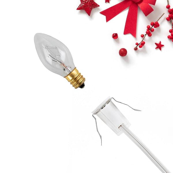 Northlight Seasonal Christmas Replacement C7 Single Light Cord