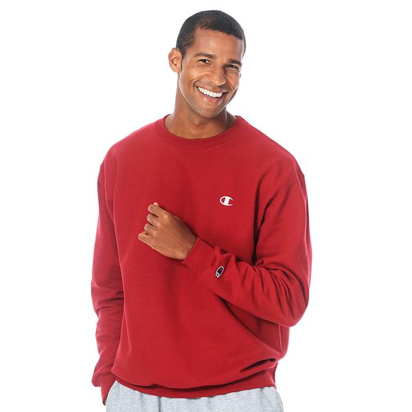 Mens Champion(R) Logo Embroidered Solid Sweatshirt - image 