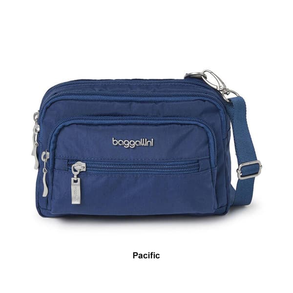 Baggallini Legacy Triple Zip Convertible Crossbody