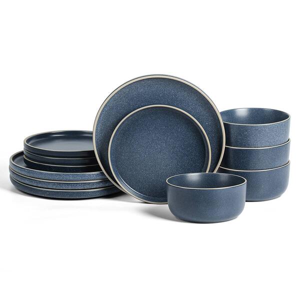 Earth & Clay Amber 12-Piece Stoneware Dinnerware Set - image 