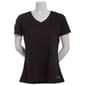 Womens Calvin Klein Performance Short Sleeve V Neck Tee - image 1