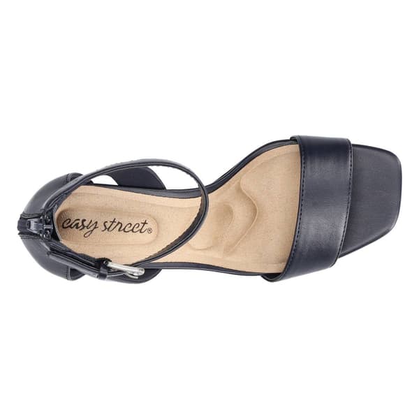 Womens Easy Street Ro Square Toe Heeled Sandals