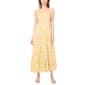 Womens MSK S/L Foil Print Smock Beck Challis Maxi - image 1