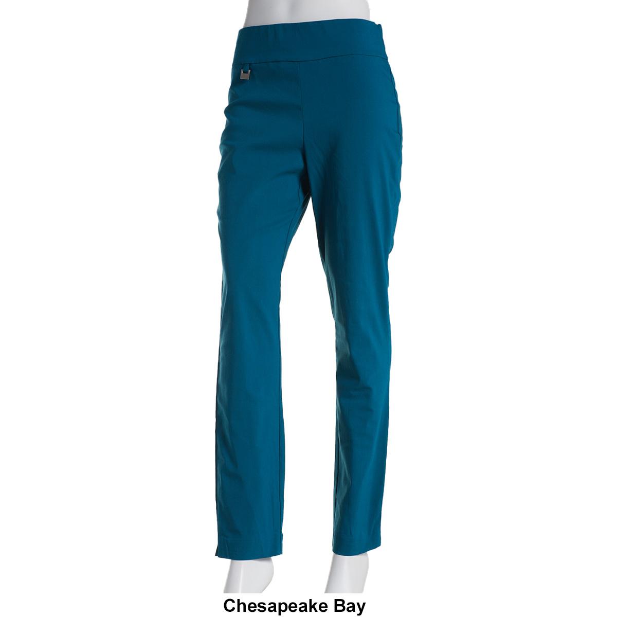 Womens Preswick & Moore Pull On Solid Millennium Pants