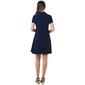 Womens MSK Short Sleeve O-Ring Zip Shift Dress - image 2