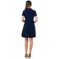 Womens MSK Short Sleeve O-Ring Zip Shift Dress - image 2