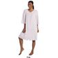 Womens Miss Elaine Nylon Tricot Short Robe - image 3