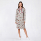 Womens Charmour Long Sleeve Cozy Puppies Hooded Nightshirt - image 1