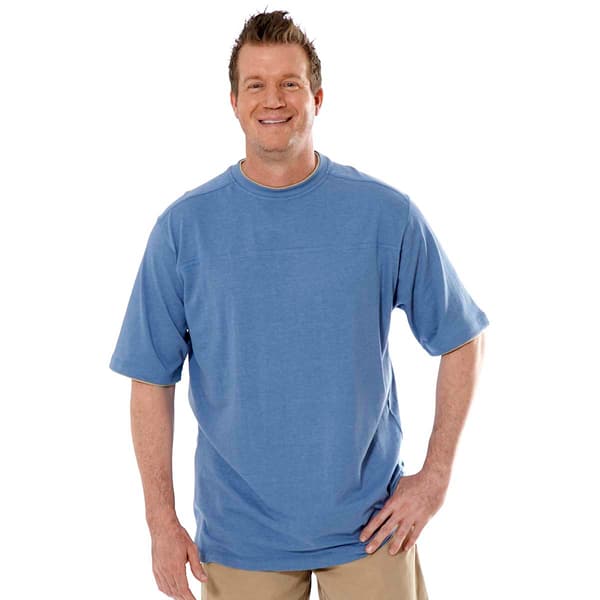 Mens Big & Tall Architect&#40;R&#41; Short Sleeve Ribbed Crew Neck Tee - image 