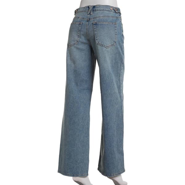 Juniors Celebrity Pink Low RiseStraight Leg Tab Waist Jeans