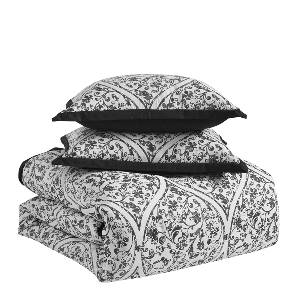 Sweet Home Collection Trieste 7pc. Damask Jacquard Bedding Set