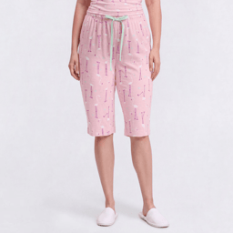 Womens HUE Flirty Flamingos Bermuda Pajama Bottoms