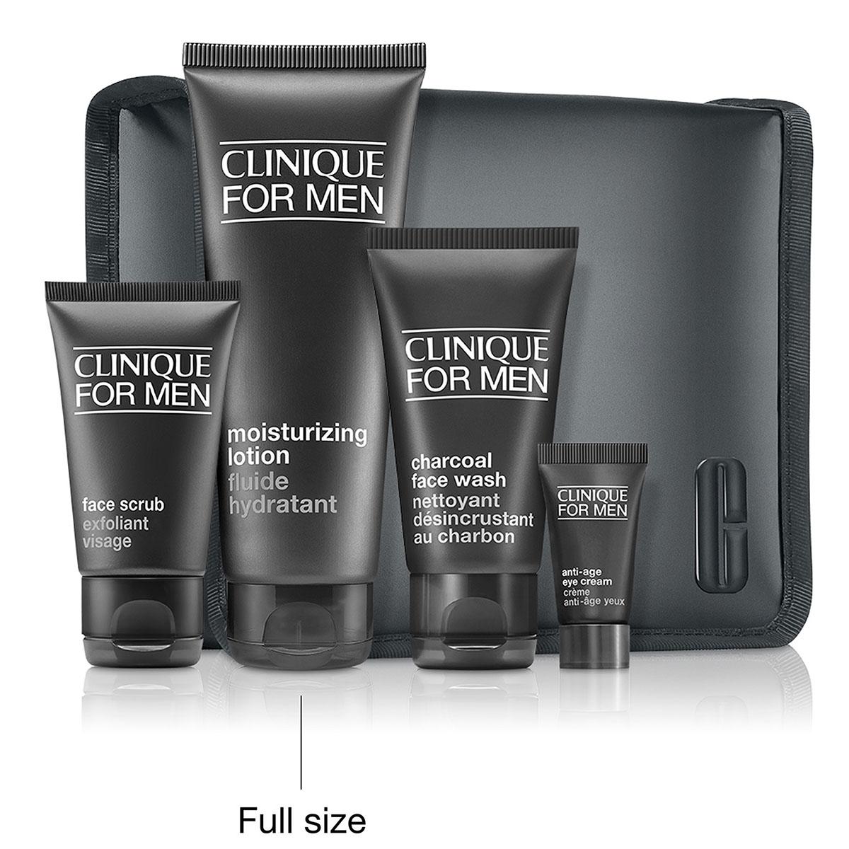 Clinique 4pc. The Deep Clean Routine For Men: Gift Set