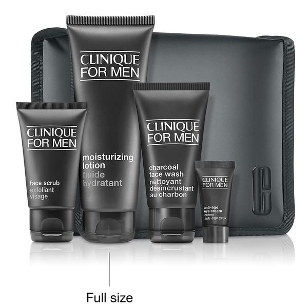 Clinique 4pc. The Deep Clean Routine For Men: Gift Set