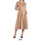 Womens 24/7 Comfort Apparel Fit and Flare Maternity Midi Dress - image 10
