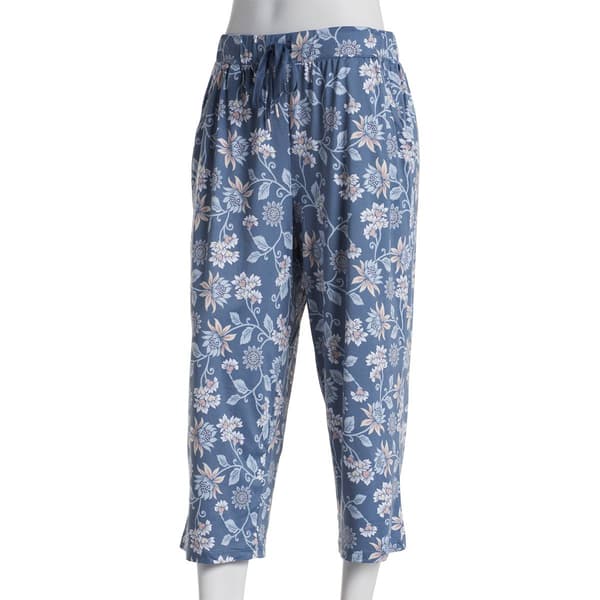 Womens Jaclyn Lush Luxe Floral Capris Pajama Pants Boscov s