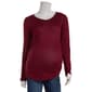 Womens Maternity Due Time Long Sleeve Cinch Shirt - image 5