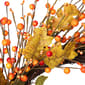 Northlight Seasonal Berries and Leaves Fall Artificial Wreath - image 5