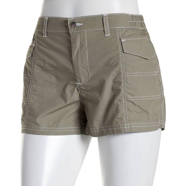 Juniors No Comment Poplin Cargo Shorts - image 
